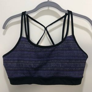 GAIAM Sports Bra (Purple, Size Medium)